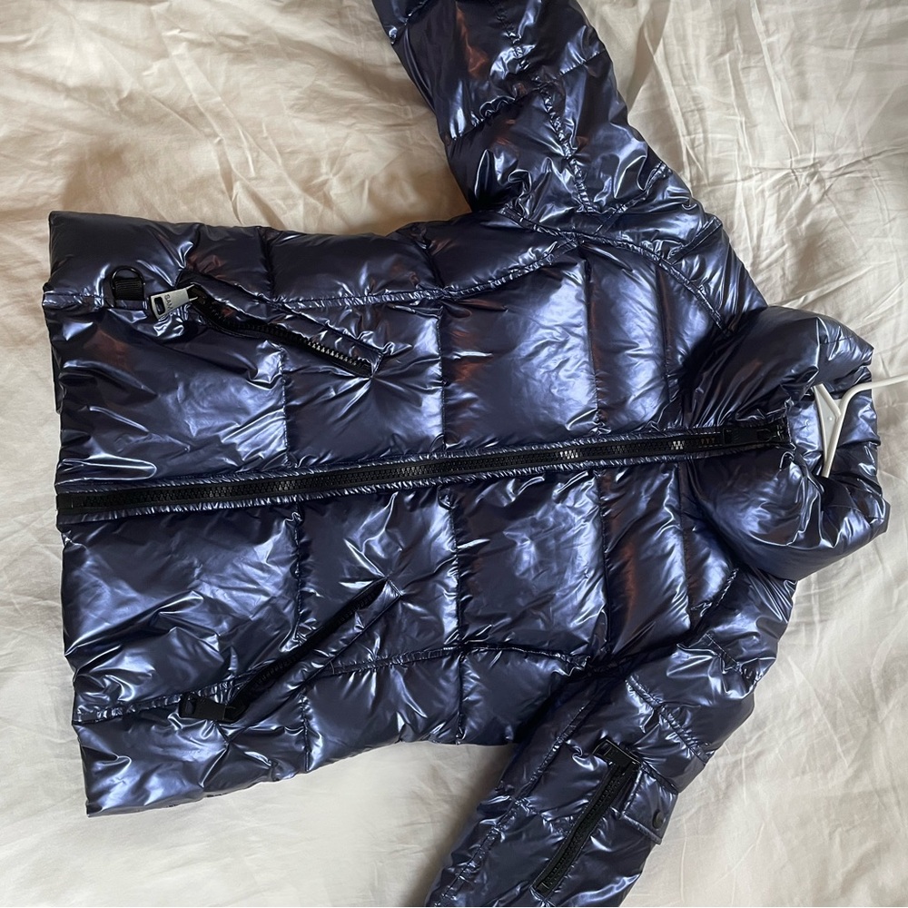 Sam. Blue down puffer jacket in excellent condition